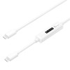 j5create Charging Cable USB-C to USB-C with OLED Dynamic Power Meter 100W JUCP14 j5create Charging Cable USB-C to USB-C with OLED Dynamic Power Meter 100W JUCP14
