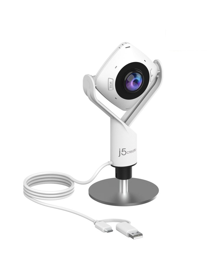 j5create Conference Camera FullHD 360° with Omnidirectional Microphone JVCU360 j5create Conference Camera FullHD 360° with Omnidirectional Microphone JVCU360