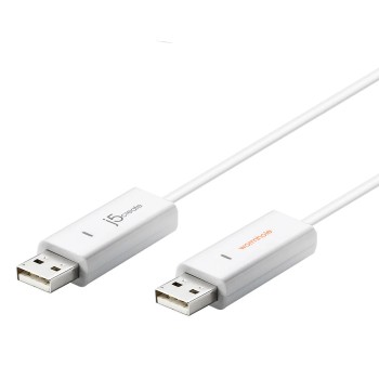 j5create Wormhole Switch USB Transfer Cable KM & FIle Sharing between Mac and Windows Devices JUC400