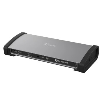 j5create Thunderbolt 4 Intel Certified 30Gbps Docking Station 11-in-1 4K Dual Display with 135W PSU JTD562