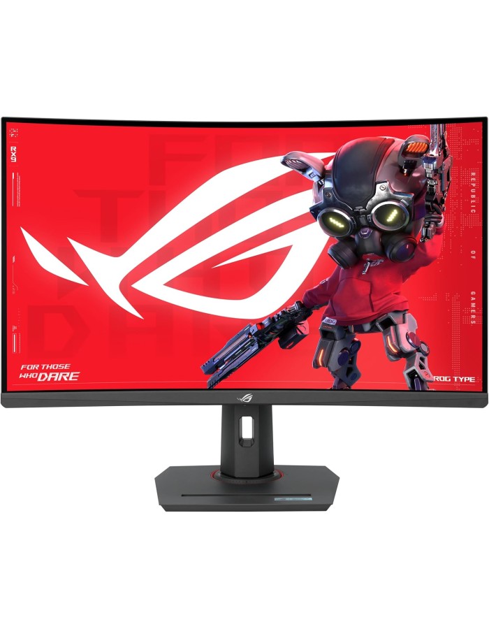 ASUS Monitor ROG Strix Gaming 32" 2K QHD 280Hz VA Curved 1500R HDR400 Gaming-AI ELMB SYNC DP HDMI USB-C PD XG32WCMS