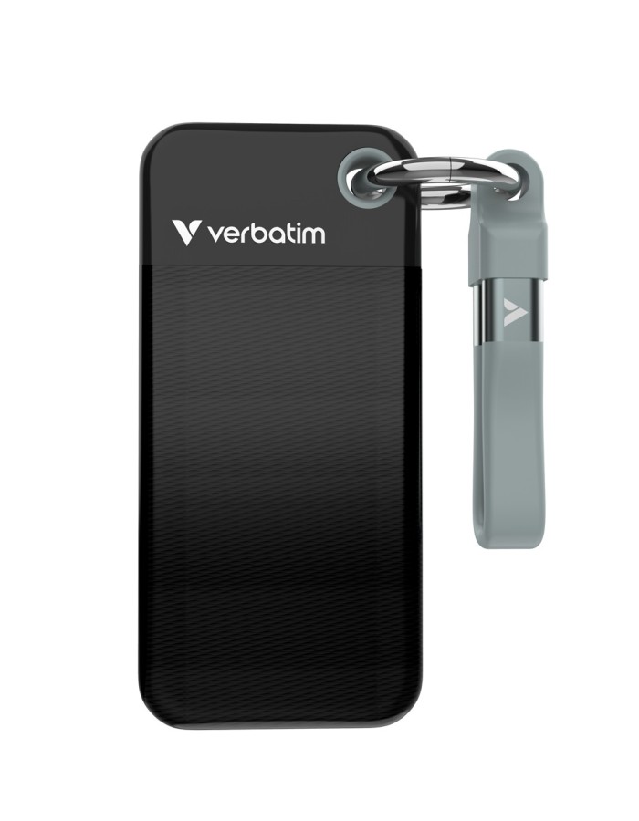 Verbatim SSD Portable POCKET KEYRING 3.2 Gen2 1TB Black/Grey Verbatim SSD Portable POCKET KEYRING 3.2 Gen2 1TB Black/Grey