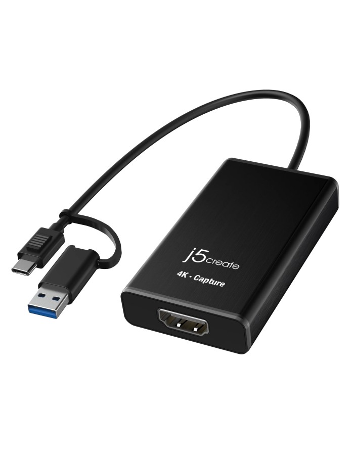 j5create Capture Card HDMI to USB-C/A 2K Windows/Android JVA11