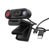 j5create Webcam FullHD with Microphone & Auto/Manual Focus Switch USB-C JVU250 j5create Webcam FullHD with Microphone & Auto/Manual Focus Switch USB-C JVU250