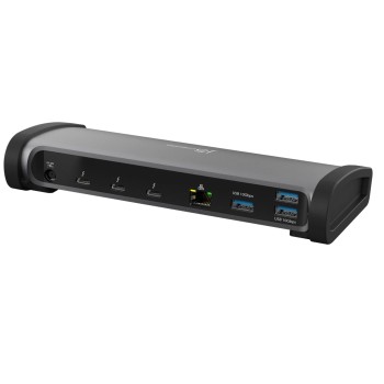 j5create Thunderbolt 4 Intel Certified 30Gbps Docking Station 11-in-1 4K Dual Display with 135W PSU JTD562 j5create Thunderbolt 4 Intel Certified 30Gbps Docking Station 11-in-1 4K Dual Display with 135W PSU JTD562