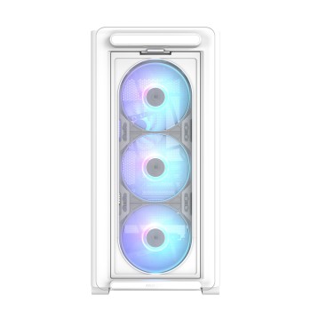ASUS PC Case mATX Tempered Glass 4xARGB Fans A23 PLUS White