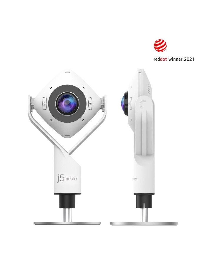 j5create Conference Camera FullHD 360° with Omnidirectional Microphone JVCU360 j5create Conference Camera FullHD 360° with Omnidirectional Microphone JVCU360