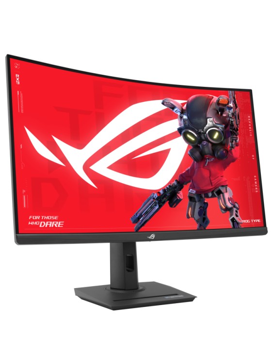 ASUS Monitor ROG Strix Gaming 32" 2K QHD 280Hz VA Curved 1500R HDR400 Gaming-AI ELMB SYNC DP HDMI USB-C PD XG32WCMS