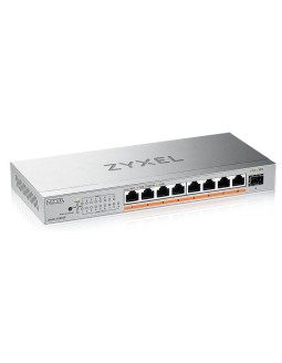 Zyxel Switch PoE Multi-Gig 2.5G 8PoE + 10G SFP+ 100W XMG-108HP