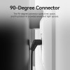 Vention NETWORK Cable Cat6A UTP Rotate Right Angle Slim 3.0m Black IBOBI Vention NETWORK Cable Cat6A UTP Rotate Right Angle Slim 3.0m Black IBOBI