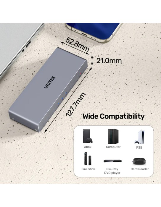 Unitek HDMI Splitter 1x2 4K30Hz V1130A