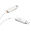 j5create Wormhole Switch USB Transfer Cable KM & FIle Sharing between Mac and Windows Devices JUC400