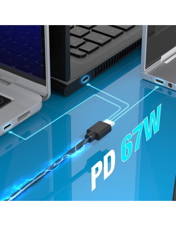 j5create Charger Laptop 67W GaN USB-C PD with 3 Detachable DC Connectors UK JUP1565DCF3A j5create Charger Laptop 67W GaN USB-C PD with 3 Detachable DC Connectors UK JUP1565DCF3A