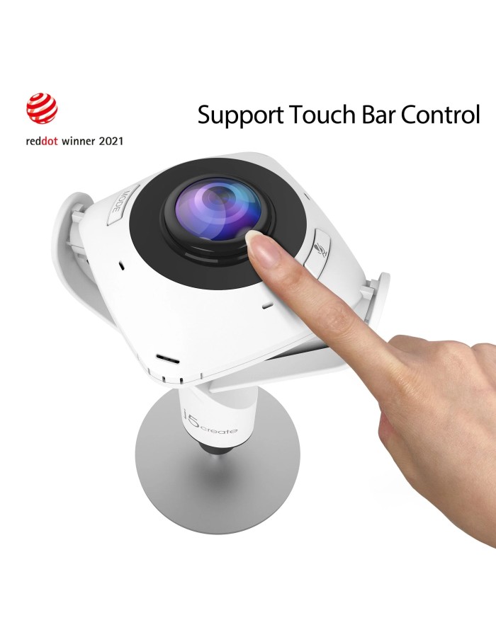 j5create Conference Camera FullHD 360° with Omnidirectional Microphone JVCU360 j5create Conference Camera FullHD 360° with Omnidirectional Microphone JVCU360