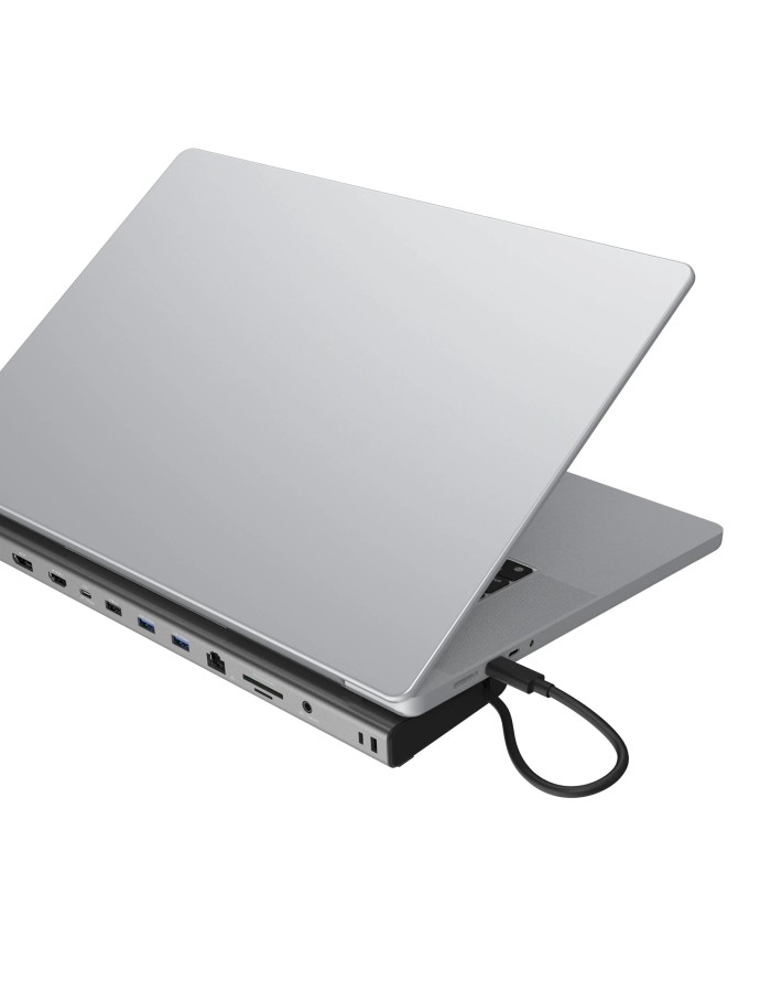 j5create Docking Station USB-C 12-in-1 Triple Display 4K MST MacBookM3 HDMI/DP/USB-C/RJ45/SD/Audio/PD JCD554