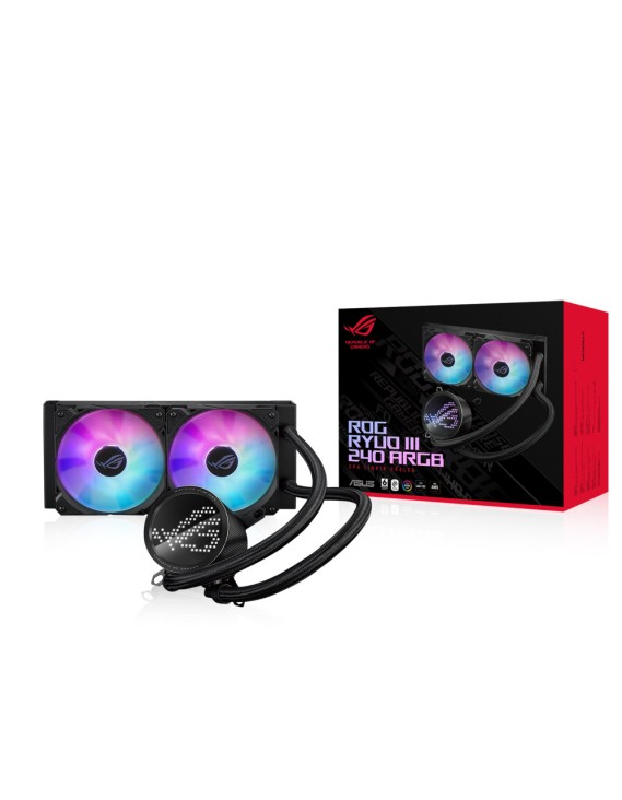 ASUS CPU Liquid Cooler 2xFans LED Display ROG RYUO III 240 ARGB ASUS CPU Liquid Cooler 2xFans LED Display ROG RYUO III 240 ARGB