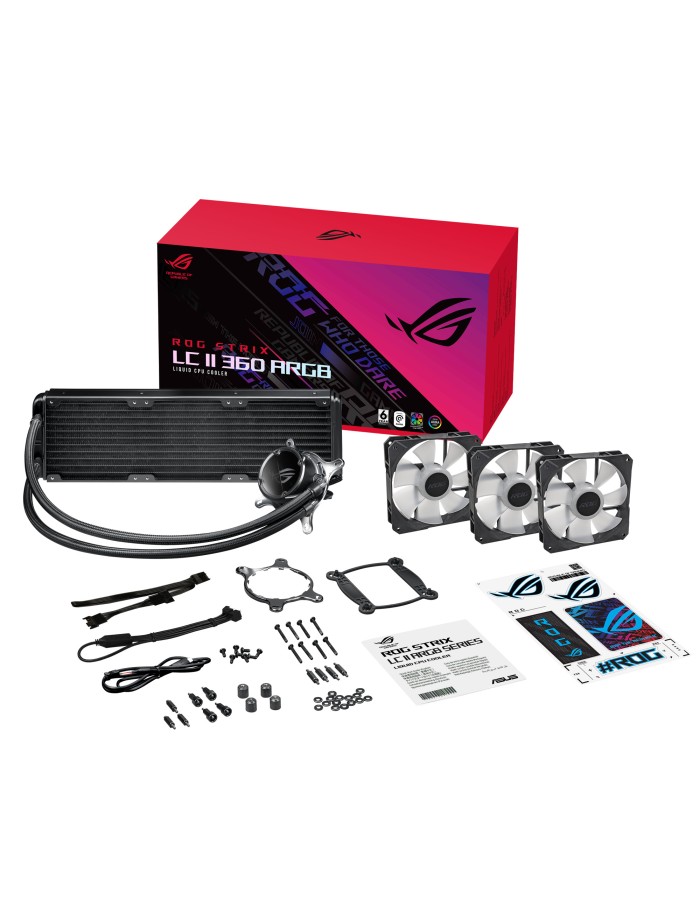 ASUS CPU Liquid Cooler 3xFans ROG STRIX LC II 360 ARGB ASUS CPU Liquid Cooler 3xFans ROG STRIX LC II 360 ARGB