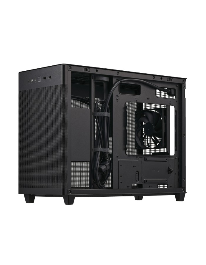 ASUS PC Case PRIME mATX Quasi-Filter Mesh Panels & Front Panel USB Type-C AP201 Black ASUS PC Case PRIME mATX Quasi-Filter Mesh Panels & Front Panel USB Type-C AP201 Black