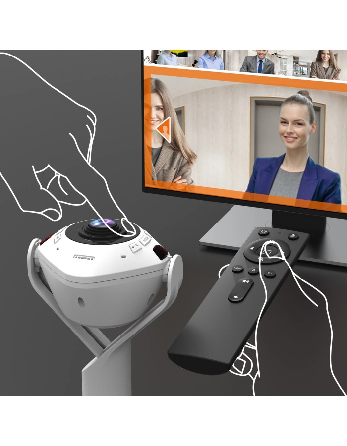 j5create Conference Camera FullHD 360° AI-Powered with Speakerphone & RemoteControl JVU368 j5create Conference Camera FullHD 360° AI-Powered with Speakerphone & RemoteControl JVU368