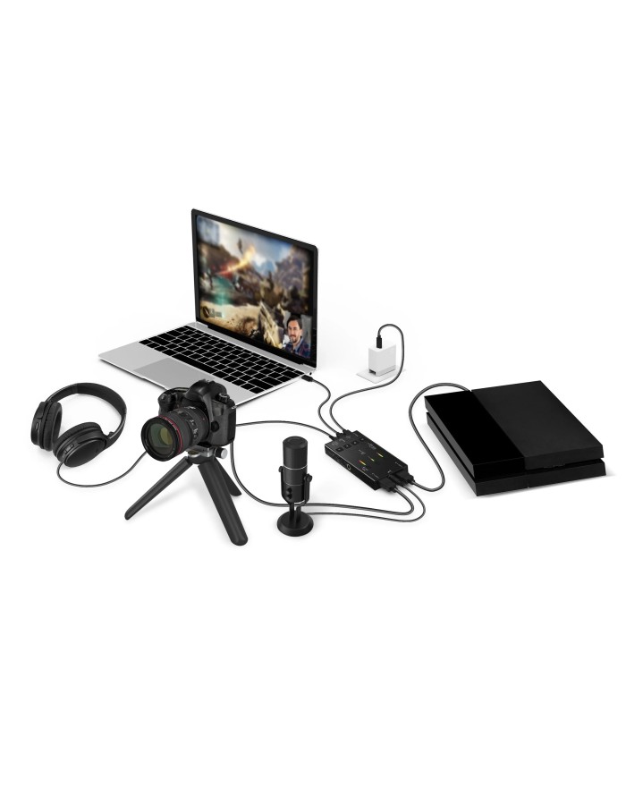 j5create Capture Card Dual HDMI to USB-C/A 1080p 3.5mm/DSLR/PD Windows/Android JVA06 j5create Capture Card Dual HDMI to USB-C/A 1080p 3.5mm/DSLR/PD Windows/Android JVA06