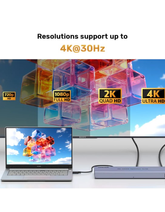 Unitek HDMI Splitter 1x16 4K30Hz V1137A