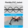 Vention NETWORK Cable Cat6A UTP Rotate Right Angle Slim 1.0m Black IBOBF Vention NETWORK Cable Cat6A UTP Rotate Right Angle Slim 1.0m Black IBOBF