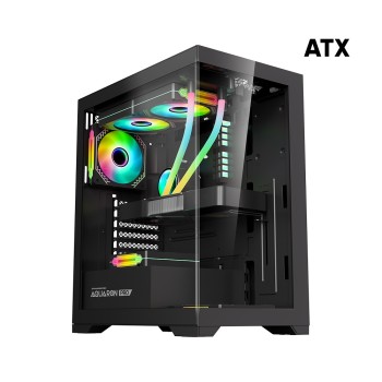 Armaggeddon Gaming Case ATX AQUARON PRO Black Armaggeddon Gaming Case ATX AQUARON PRO Black