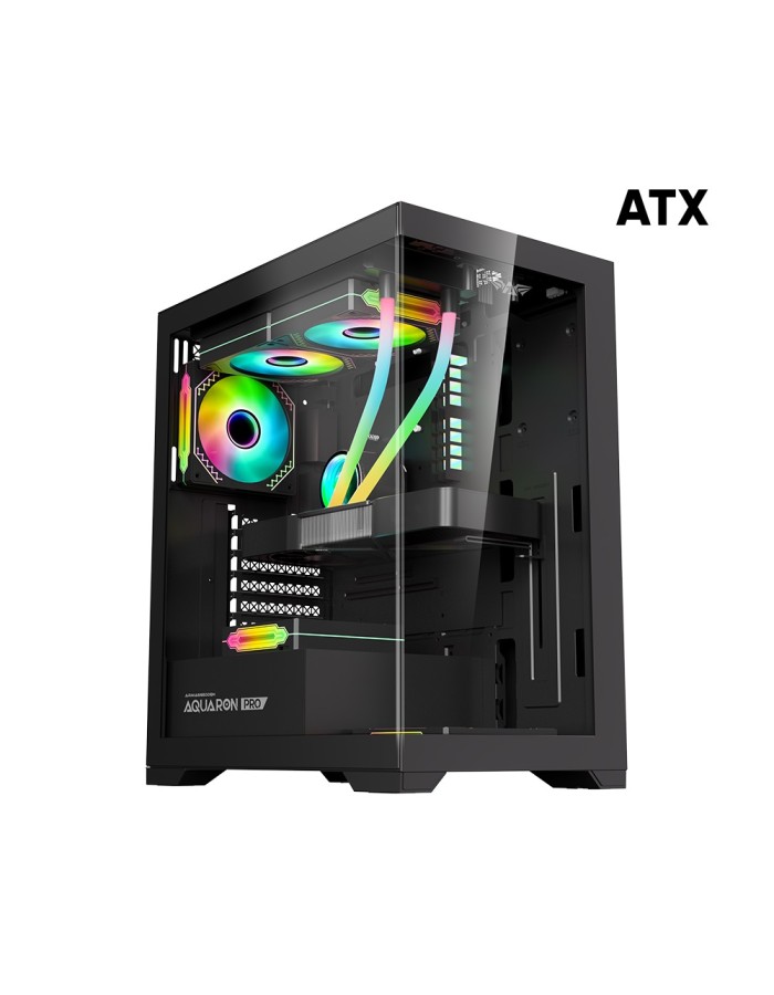 Armaggeddon Gaming Case ATX AQUARON PRO Black