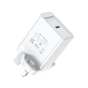 Vention Charger Wall 30W 1xUSBC UK Plug White FAIW0-UK
