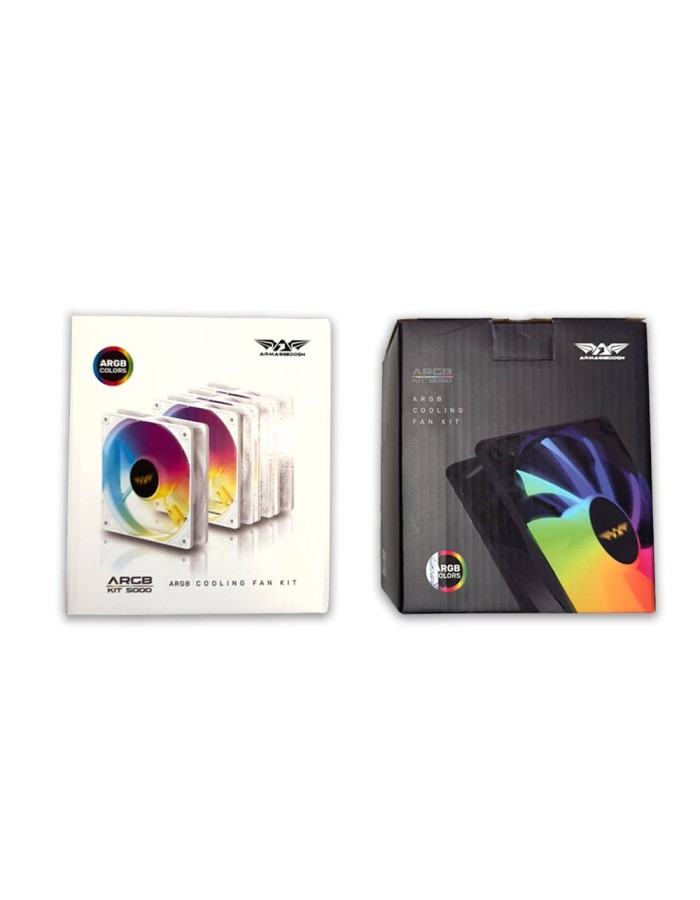 Armaggeddon Gaming Cooling Fan for ARGB KIT 5000 1pc Slave Fan Black Armaggeddon Gaming Cooling Fan for ARGB KIT 5000 1pc Slave Fan Black