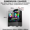 Armaggeddon Gaming Case M-ATX AQUARON Duplex ONE Black + 3xARGB (Bottom USB) Armaggeddon Gaming Case M-ATX AQUARON Duplex ONE Black + 3xARGB (Bottom USB)