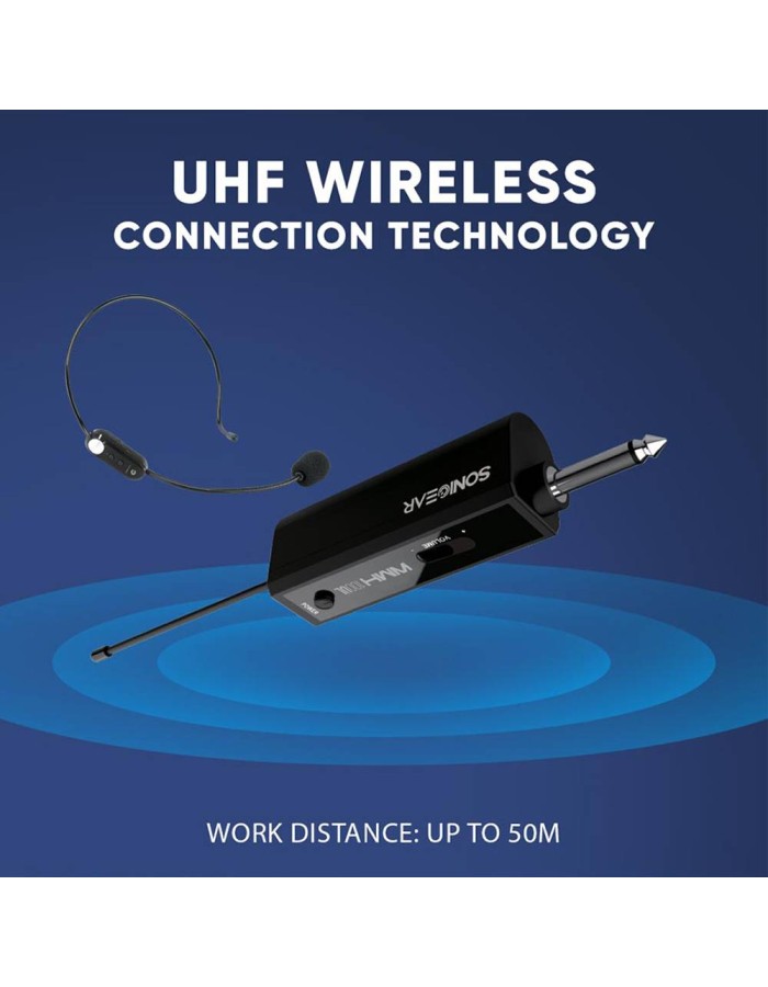 SonicGear Microphone Wireless 2xHeadsets WMH 100 UL DUAL
