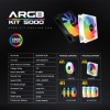 Armaggeddon Gaming Cooling Fan for ARGB KIT 5000 1pc Slave Fan Black Armaggeddon Gaming Cooling Fan for ARGB KIT 5000 1pc Slave Fan Black