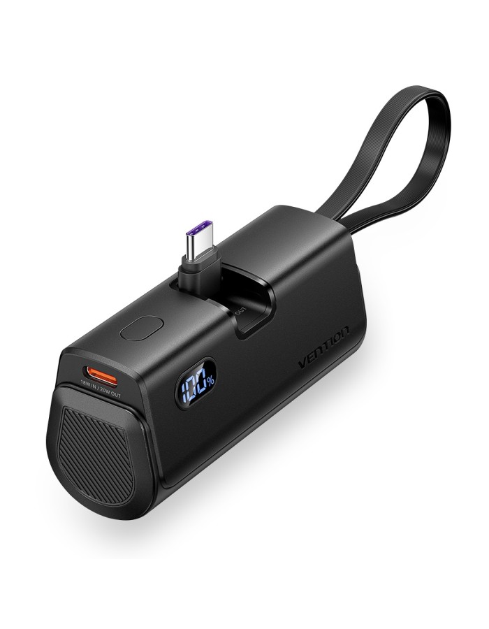 Vention Powerbank 4800mAh 22.5W Foldable USB-C Black FHQB0 Vention Powerbank 4800mAh 22.5W Foldable USB-C Black FHQB0