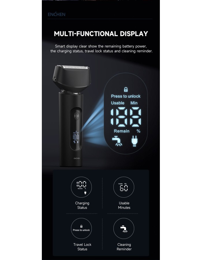 Enchen Foil Shaver MS001 USB-C 600mAh