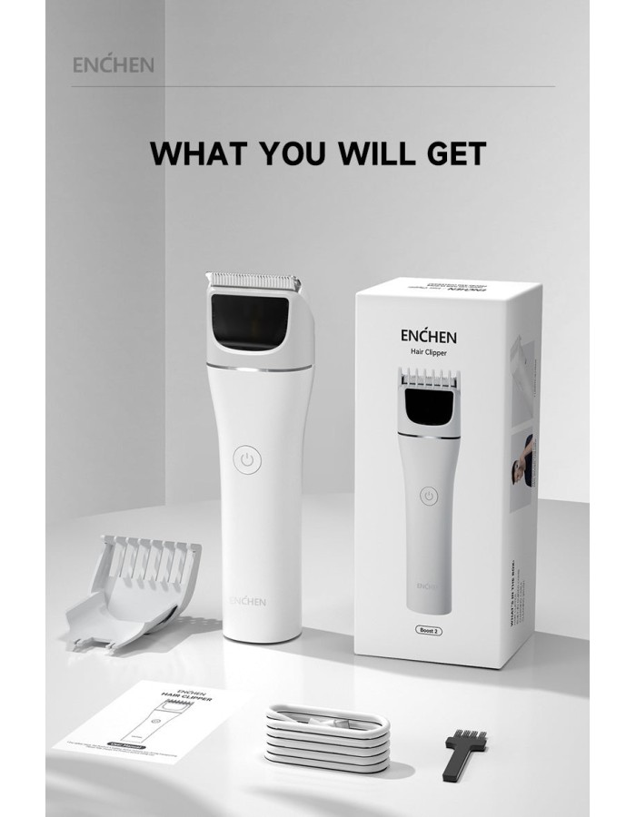 Enchen Hair Clipper BOOST 2 USB-C 1200mAh Black