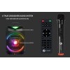 N-Gear FLASH1550 15'' Portable Karaoke Disco Speaker with Wireless Mic BT USB & LED Effects