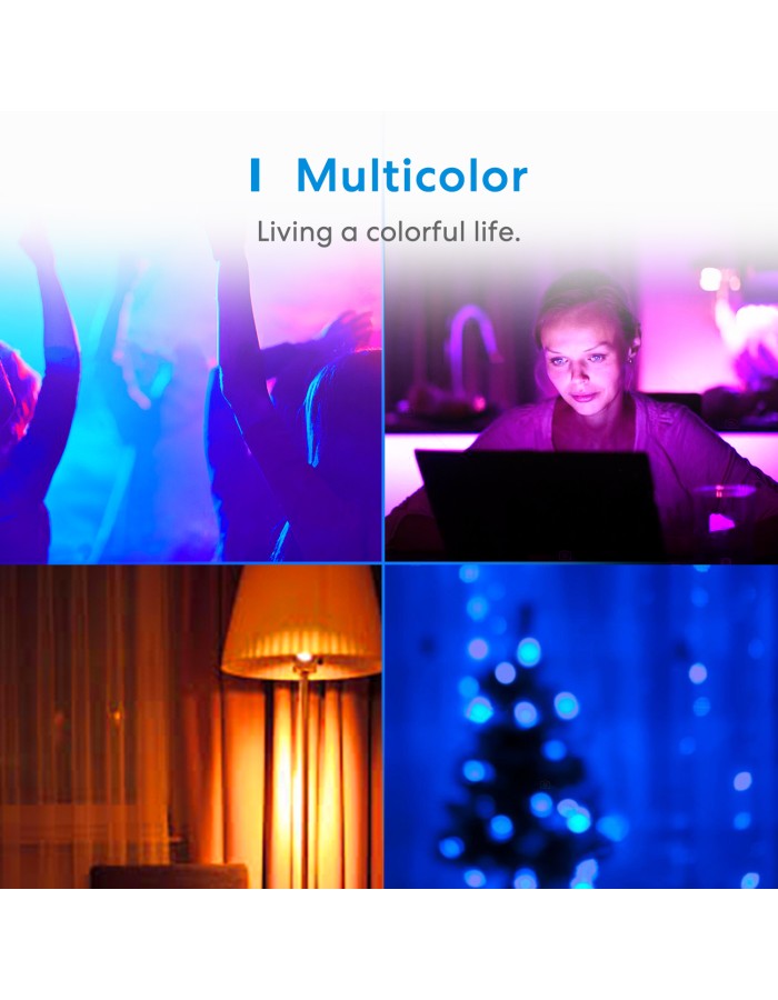 Meross Homekit Smart Wi-Fi LED Bulb RGBWW E27 MSL120HK-UK Meross Homekit Smart Wi-Fi LED Bulb RGBWW E27 MSL120HK-UK