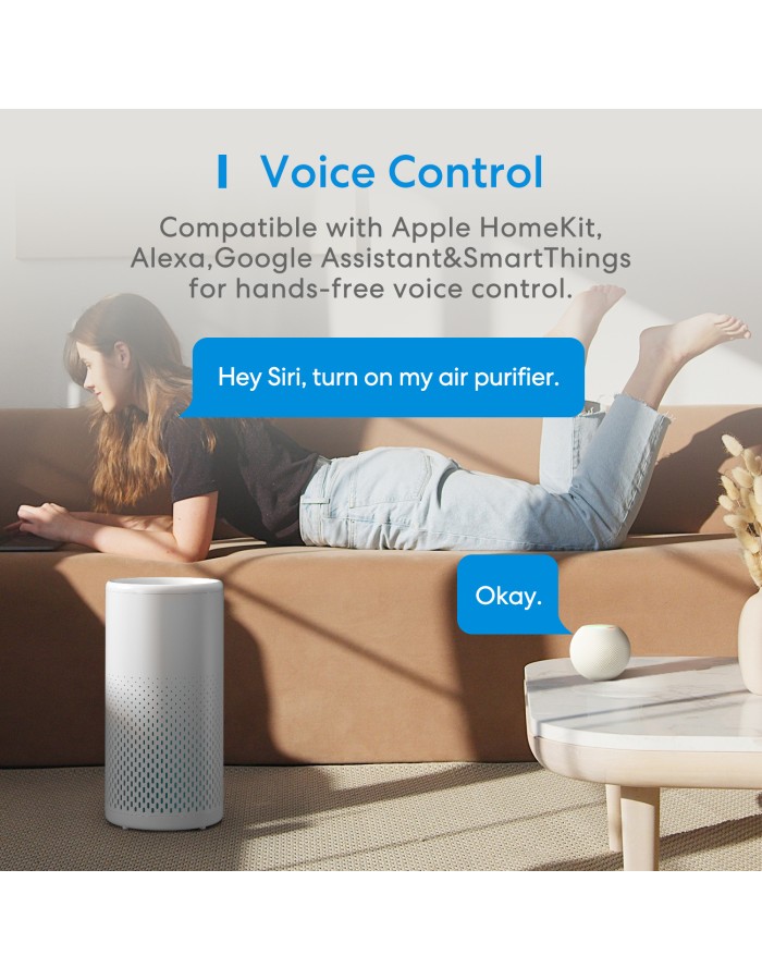 Meross  Homekit Smart Wi-Fi HEPA 13 Air Purifier MAP100HK-UK