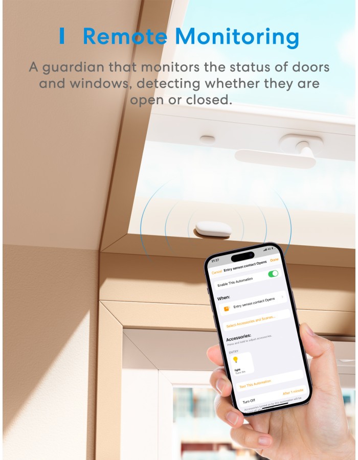 Meross Homekit Smart Door and Window Sensor MS200HK-UK