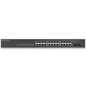 Zyxel Switch Gigabit Ethernet Managed 24-Port + 2SFP GS1900-24 UK Plug