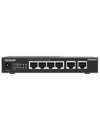 QNAP 6-Port Multi-Gig Unmanaged Switch with 4x 2.5GbE & 2x 10GbE RJ45 Ports QSW-2104-2T-R2
