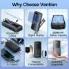 Vention Powerbank 20000mAh 22.5W Built-in USBC+Lighting Black FHPB0 Vention Powerbank 20000mAh 22.5W Built-in USBC+Lighting Black FHPB0