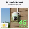 Reolink BP4G G430 5MP PTZ (GO PT Plus) Outdoor Battery Camera Bundle Includes Solar Panel + 32GB SD