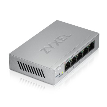 Zyxel Switch Gigabit Ethernet Managed 5-Port Metal GS1200-5 UK Plug Zyxel Switch Gigabit Ethernet Managed 5-Port Metal GS1200-5 UK Plug