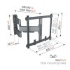 Vogels ELITE TVM5445 TV Wall Mount 40x40 Turn 2 arms 35kg 56cm