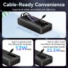 Vention Powerbank 20000mAh 22.5W Built-in USBC+Lighting Black FHPB0 Vention Powerbank 20000mAh 22.5W Built-in USBC+Lighting Black FHPB0