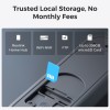 Reolink BP Battery Video Doorbell 4MP Black with Chime and 64GB MicroSD (D340B)