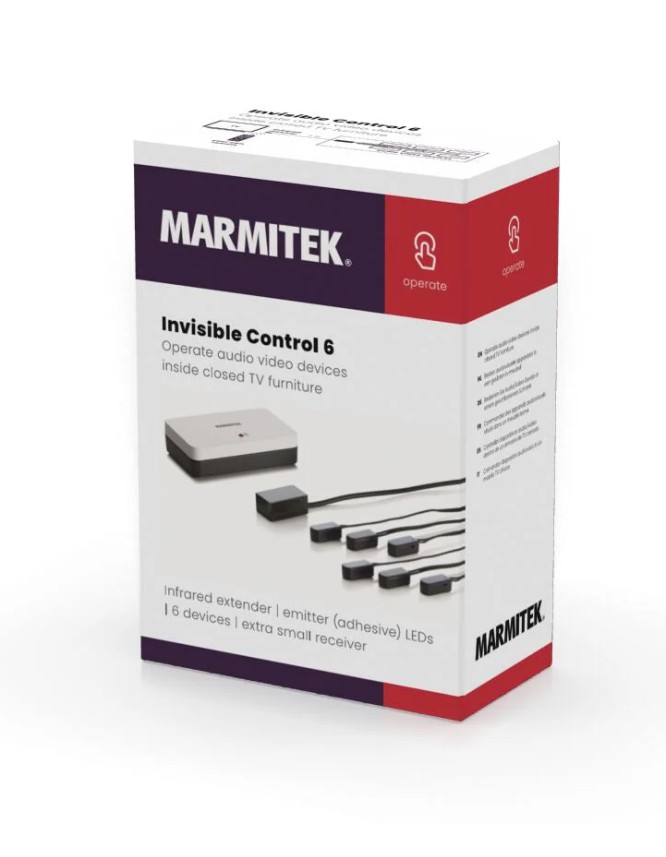 Marmitek Invisible Control 6 IR Extender Kit for up to 6 Devices