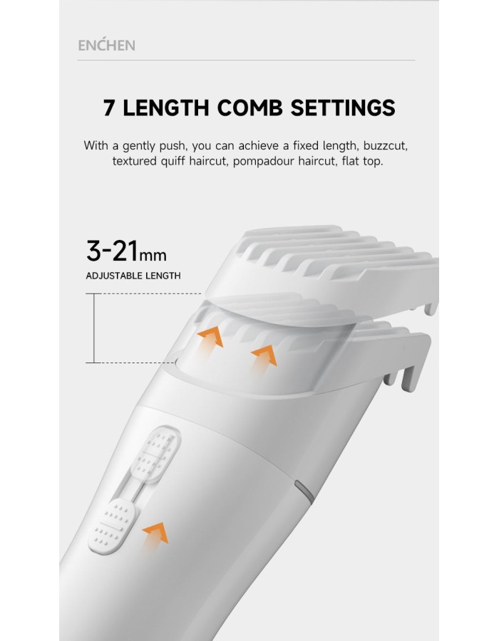 Enchen Hair Clipper BOOST 2 USB-C 1200mAh Black
